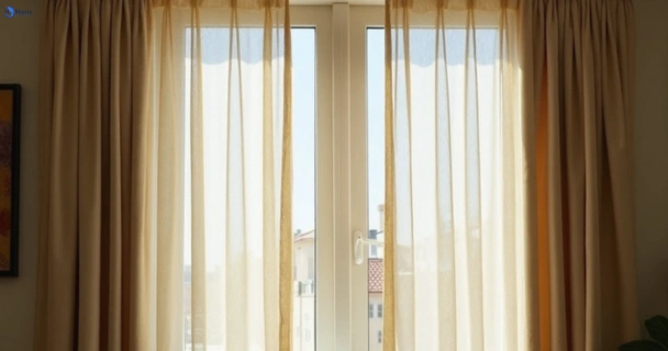 Dull dusty drapes in kirkham-nsw before professional cleaning